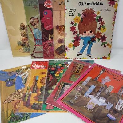 Vintage DIY Booklets Jewelry, Decoupage, Tatting & More
