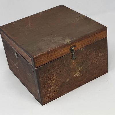 Vintage Dirigo Ship Compass In Wood Box