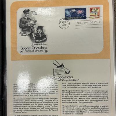 Postal Commemorative Society U.S. First Day Covers 1987-1988