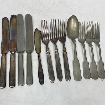 Vintage Silver Plated Flatware various makers Pagoma Nickel Silver