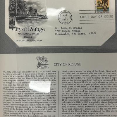 Postal Commemorative Society U.S. First Day Cover 1972-1973