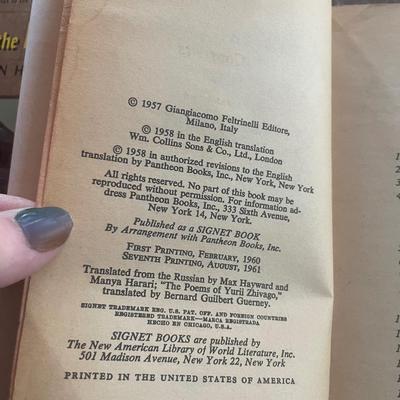 Dr Zivago book assortment