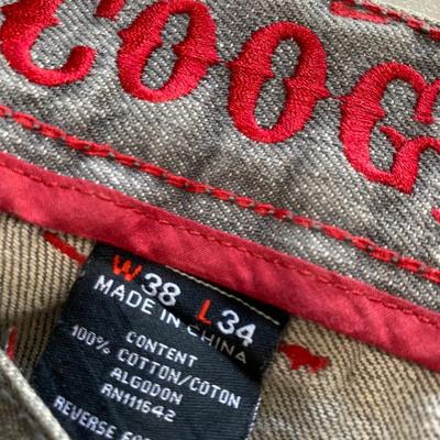 Coogi authentic Australian gray jeans. 38w34l