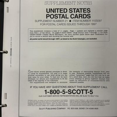 United States Postal Card Albums (Set of 3)