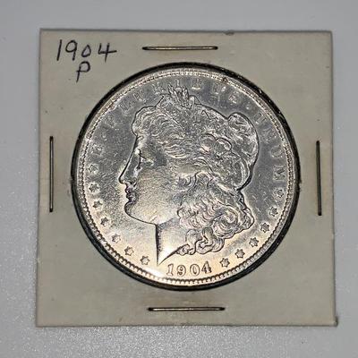 1904-P Morgan Silver Dollar