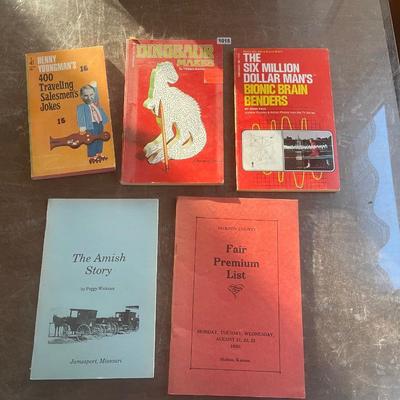 6 million Dollar Man book assortment