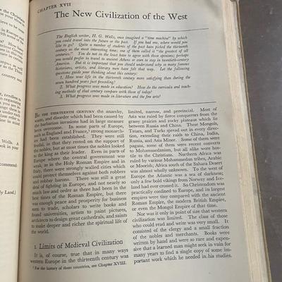 Old World History book and arithmetic
