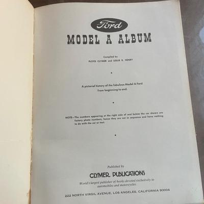 Model “A” book