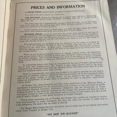 Vintage hardware catalogs