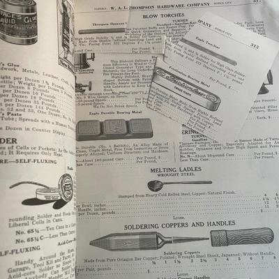 Vintage hardware catalogs