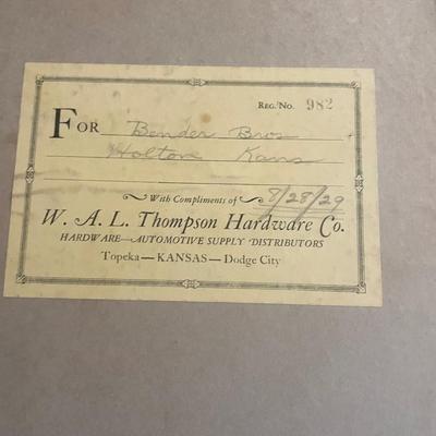 Vintage hardware catalogs