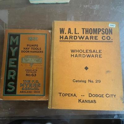 Vintage hardware catalogs