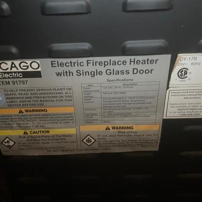 Electric fireplace heater