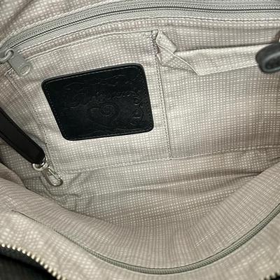 Brighton Black Leather Shoulder Bag Purse