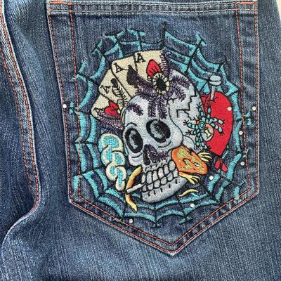 Vintage Ed Hardy Jeans - Skull W/Aces