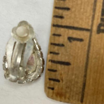 3 Sets of Teardrop Clip-on Earrings