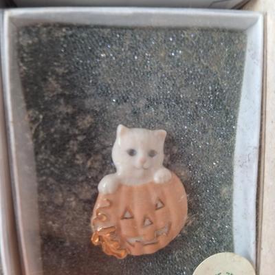 Kitty w/ Pumpkin