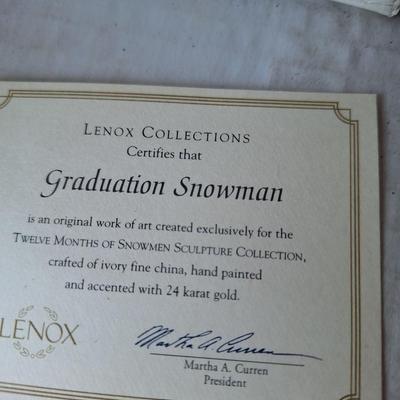 Graduation Snowman