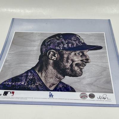 "MAX Energy" (Max Scherzer) Los Angeles Dodgers - Officially Licensed MLB Print - Limited Release 3/500