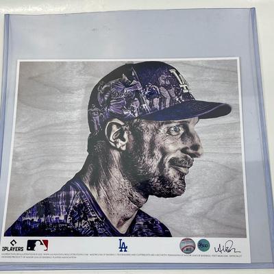 "MAX Energy" (Max Scherzer) Los Angeles Dodgers - Officially Licensed MLB Print - Limited Release 3/500
