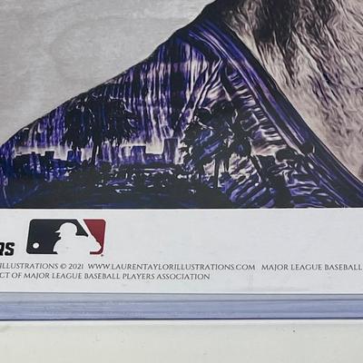 "MAX Energy" (Max Scherzer) Los Angeles Dodgers - Officially Licensed MLB Print - Limited Release 3/500