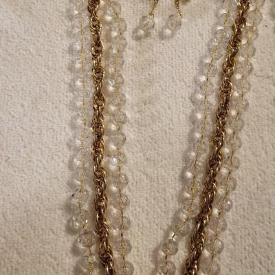 SARAH COVENTRY MATCHING NECKLACE BRACELET AND EARRINGS