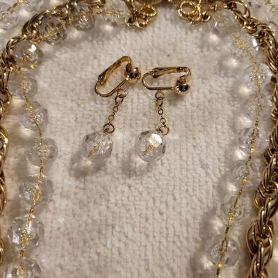SARAH COVENTRY MATCHING NECKLACE BRACELET AND EARRINGS