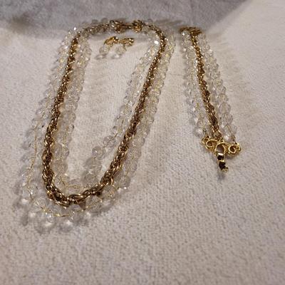 SARAH COVENTRY MATCHING NECKLACE BRACELET AND EARRINGS