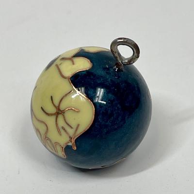 Cloisonne Enamel Elephant Harmony Chime Ball Pendant Round