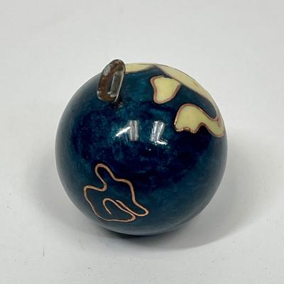 Cloisonne Enamel Elephant Harmony Chime Ball Pendant Round