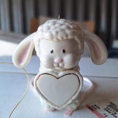 Pink Lamb Ornament