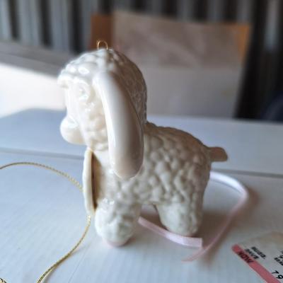 Pink Lamb Ornament