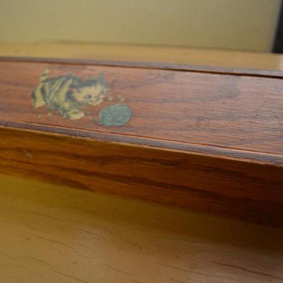 Antique Pencil Box