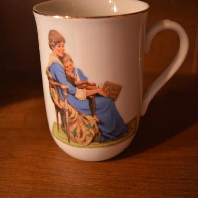 Lot of 4 Norman Rockwell Mugs