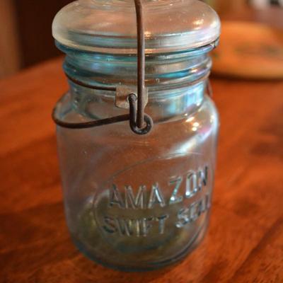 Blue Amazon Swift Seal Top Jar