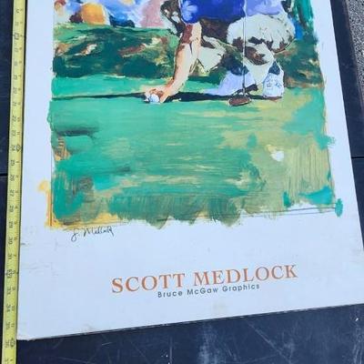 Wall art lot included Scott Medlock Bruce McGaw Graphics