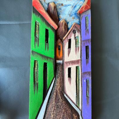 MCM Carved Painting