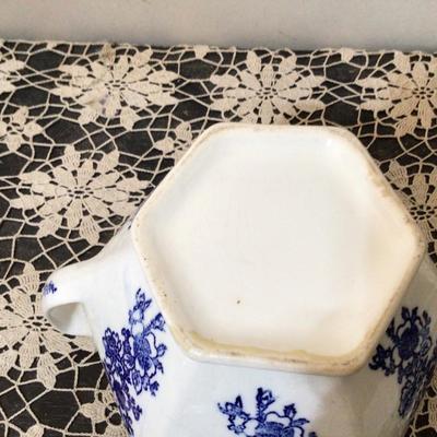 Large Pitcher and Tuscan England Cream and Sugar