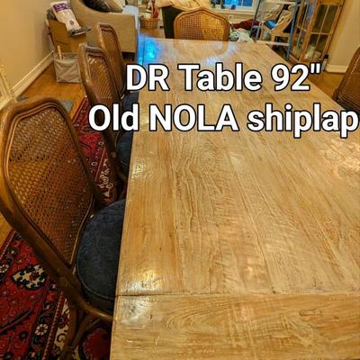 92" Customade Shiplap Dining Table