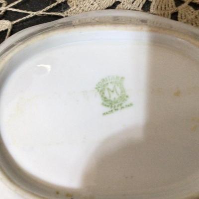 Nippon Sugar Bowl, Noritake Tray, Pitcher Fruit Pattern.