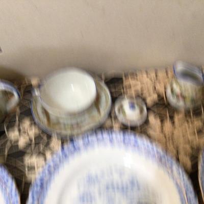 Set 4 Duetschland Bread Plates, Mini Tea Set
