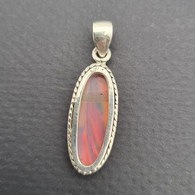 Sterling & Opal Similant Ring & Pendant 925