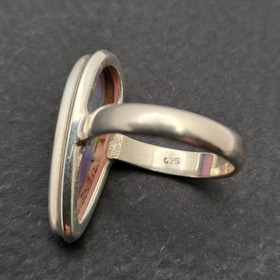 Sterling & Opal Similant Ring & Pendant 925