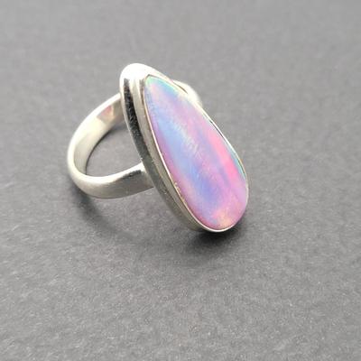 Sterling & Opal Similant Ring & Pendant 925