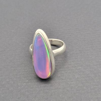 Sterling & Opal Similant Ring & Pendant 925