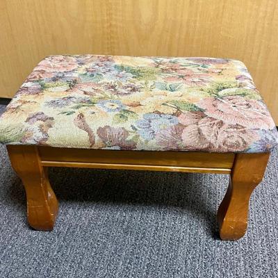 Vintage Upholstered Footstool