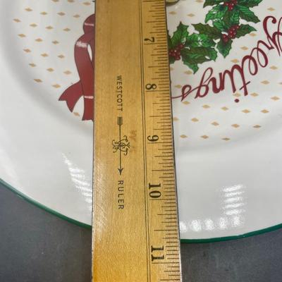 Season's Greetings Two Tier Tidbit Dessert Server