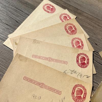 Antique Lot c. 1909-1915 Postal Cards Ephemera - Some Uncirculated