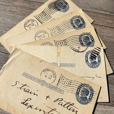 Antique Lot c. 1909-1915 Postal Cards Ephemera - Some Uncirculated