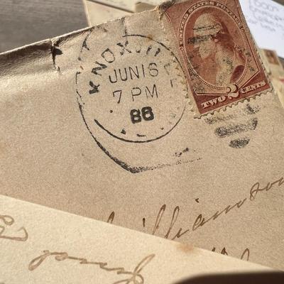 Antique Lot 1800’s Stamped Letters Ephemera - Earliest 1827